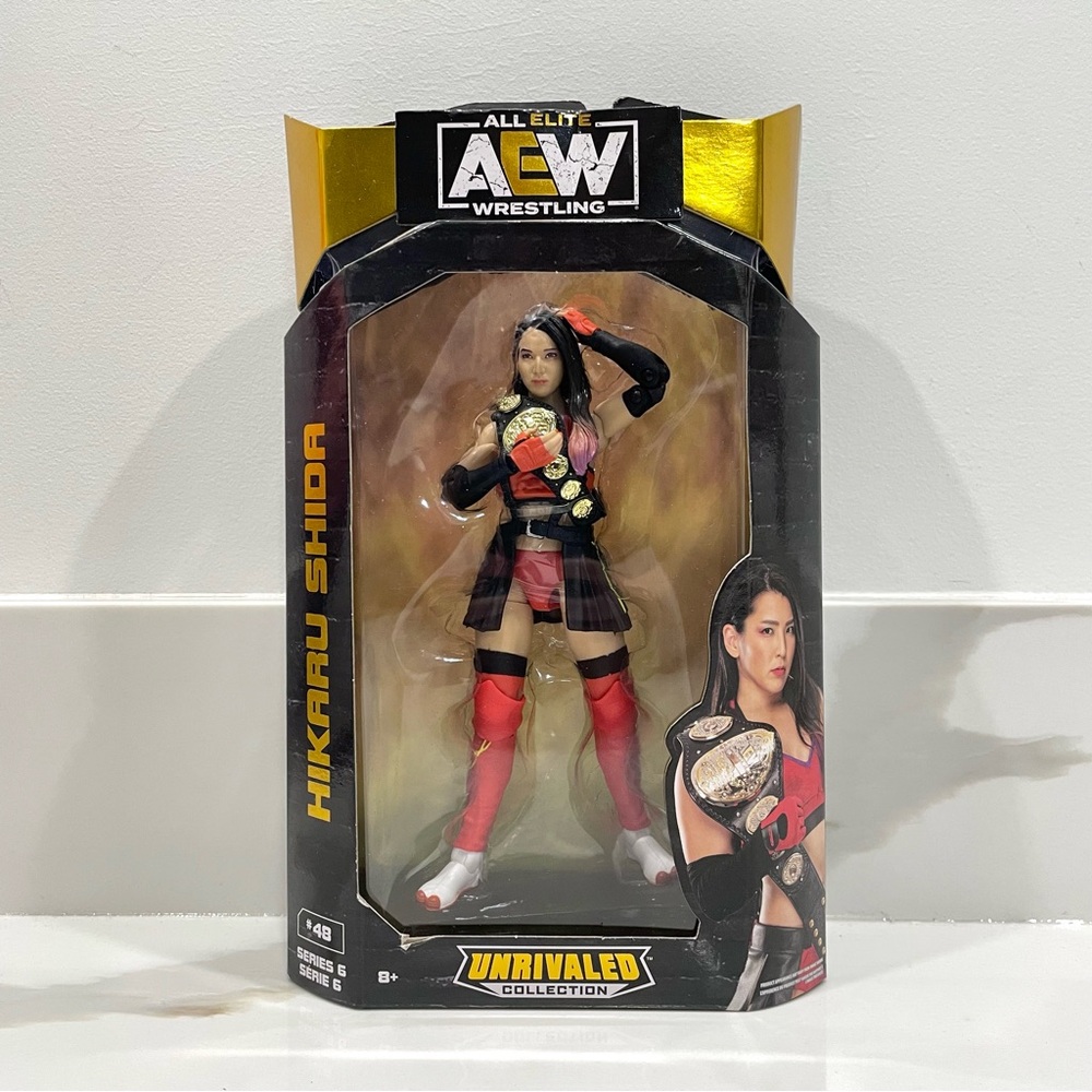 NEW AEW All Elite Wrestling Unrivaled Collection #48 Hikaru Shida Action Figure